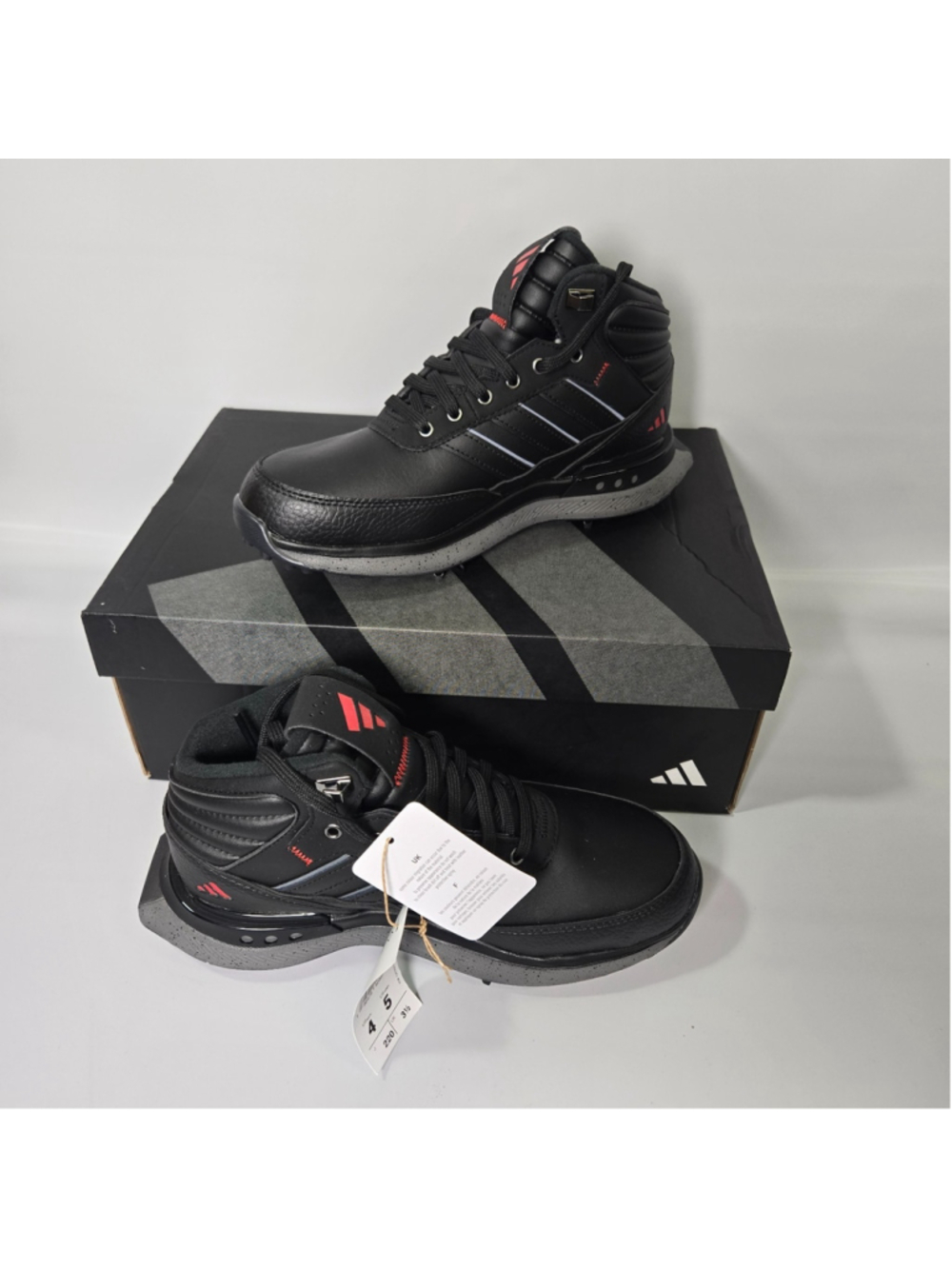 Adidas S2G RAIN.RDY Golf Shoes Mens 4 Womens 5 Black Waterproof Spiked NIB $150